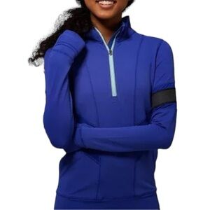 Ivivva Lululemon Purple Glow & Go 1/2 Zip Pullover Top